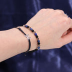 Kristallkerze Skorpion – Sternzeichenkerze mit Edelsteinarmband