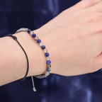 Kristallkerze Stier – Sternzeichenkerze mit Edelsteinarmband