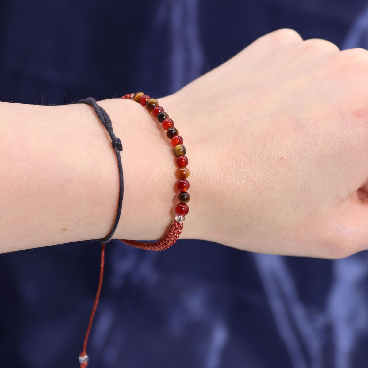 Kristallkerze Löwe - Sternzeichenkerze mit Edelsteinarmband