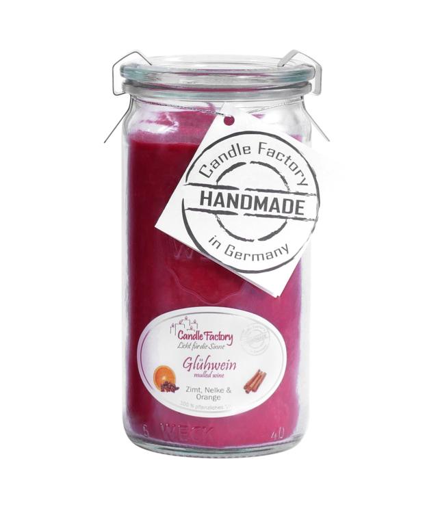 Duftkerze "Mini Jumbo" – Stilvolle Duftmomente im hochwertigen Weckglas®