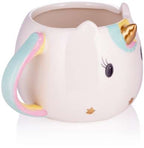 4-tlg. Einhorn Bade- & Duschset Cherry Blossom mit Keramiktasse - Geschenkset für Kinder & Einhorn-Fans