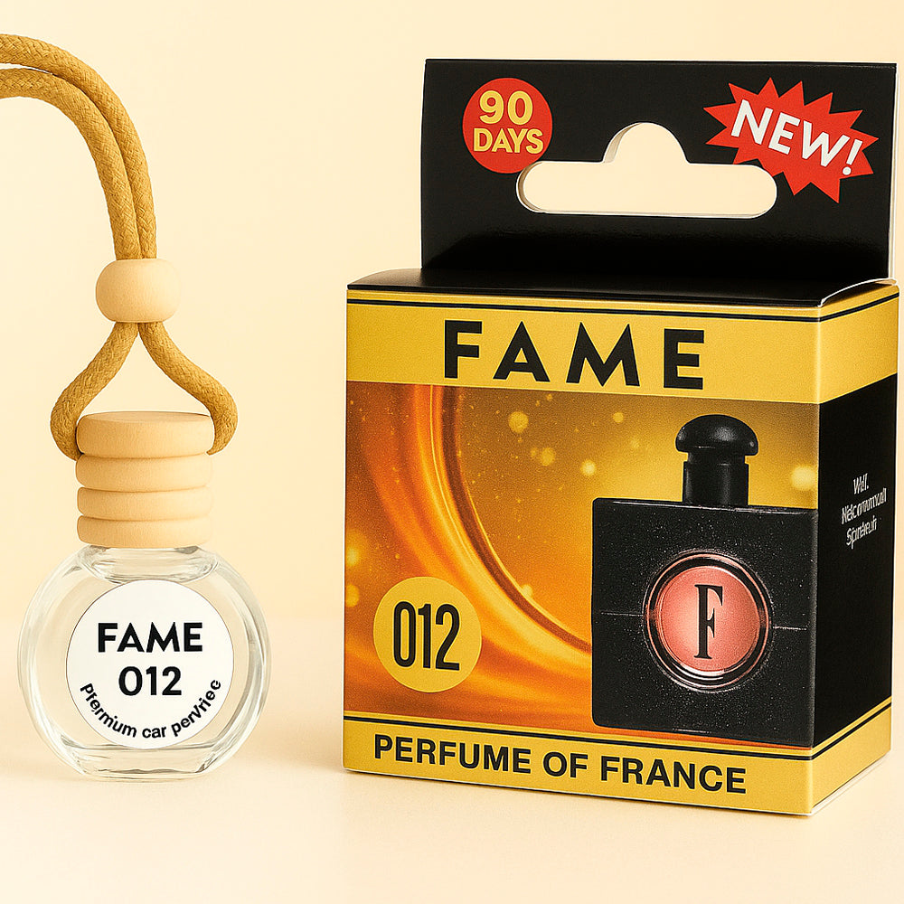 Autolufterfrischer "Fame", aus Glas mit Holzkorken, 10ml
