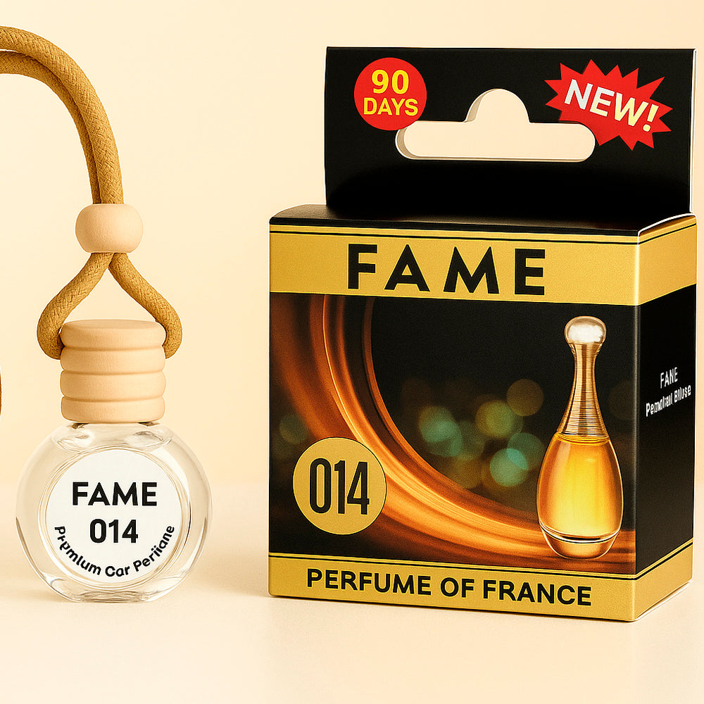 Autolufterfrischer "Fame", aus Glas mit Holzkorken, 10ml
