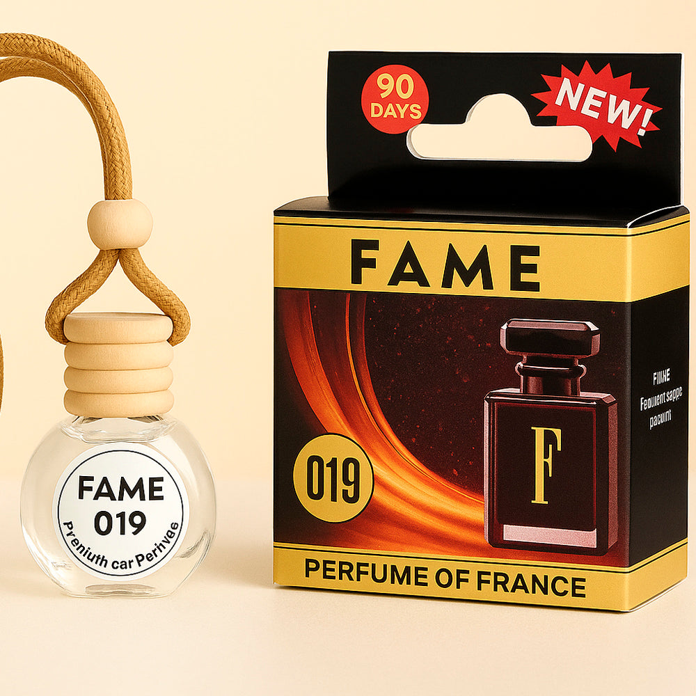 Autolufterfrischer "Fame", aus Glas mit Holzkorken, 10ml