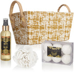 14-tlg. Wellness-Geschenkset Golden Paradise l Vanille Duft