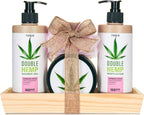 5-tlg. Hanföl Wellness-Geschenkset | Erdbeere & Kokosnuss