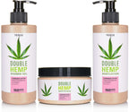 5-tlg. Hanföl Wellness-Geschenkset | Erdbeere & Kokosnuss
