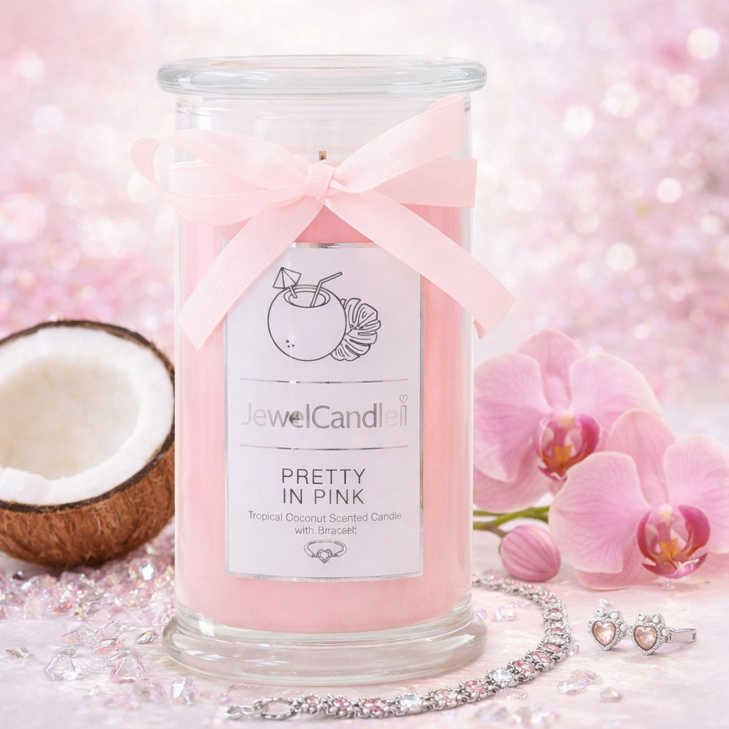 Juwelkerze - Duftkerze mit Schmuck (Armband)