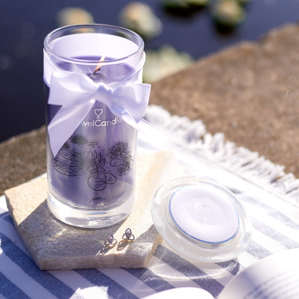 Juwelkerze - Duftkerze mit Schmuck (Halskette)