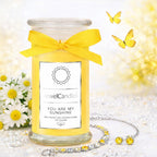 Juwelkerze - Duftkerze mit Schmuck (Armband)