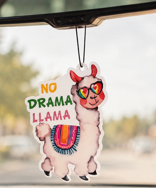 No Drama Llama Autoduftanhänger | Auto Lufterfrischer & Duftbaum