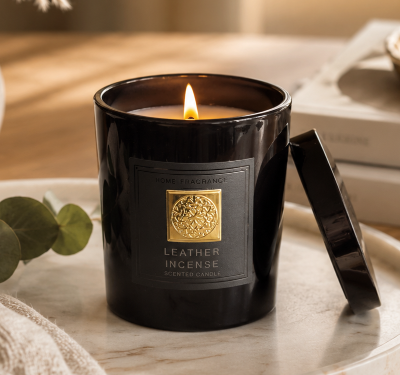 Exklusive Schmuckkerze "Surprise-Candle" mit Aromadeckel, verschiedene Duftrichtungen