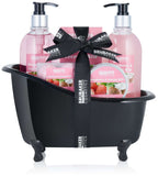 9-tlg. Wellness-Geschenkset für Frauen | Erdbeer-Kokos