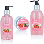 9-tlg. Wellness-Geschenkset für Frauen | Erdbeer-Kokos